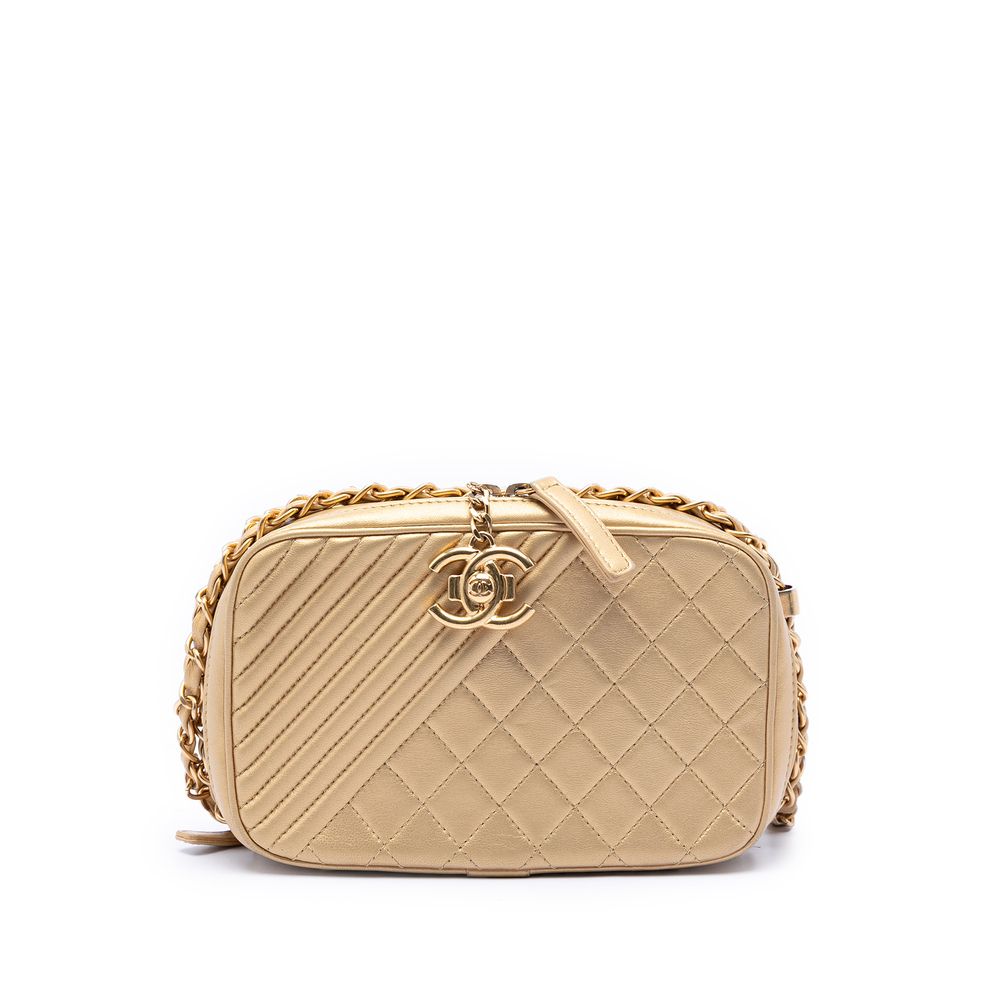 Pre-Loved Chanel Small Quilted Lambskin Coco Boy Camera Bag